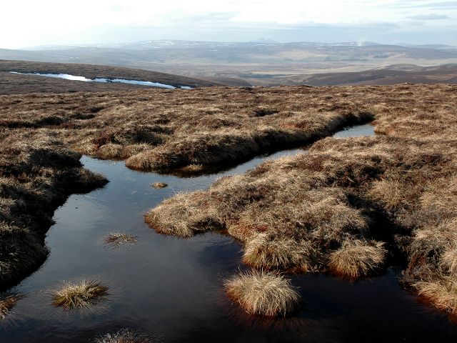 Peat Bogs On Hill Of Snowy Slack Gilbert Scott Geograph Britain