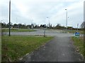 Roundabout complex at the Hickstead flyover