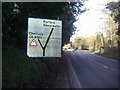 Road sign on old Woking Road