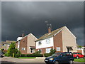 Storm clouds over Harvey Way