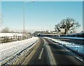 Approaching Avant Garden Centre on the A49