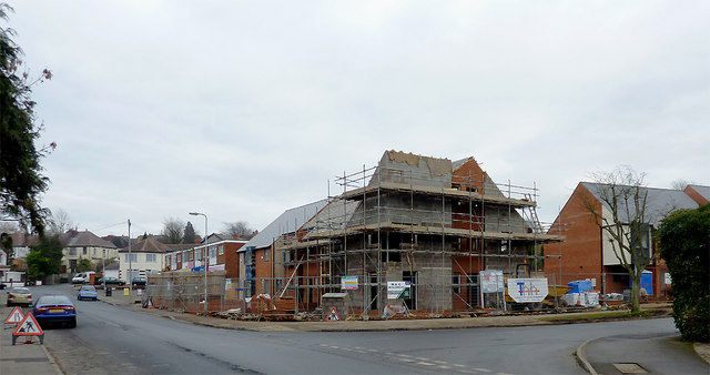 New houses on the Battle of Britain site in Penn, Wolverhampton