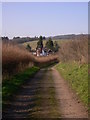 Buildings by Polsted Manor approached by footpath