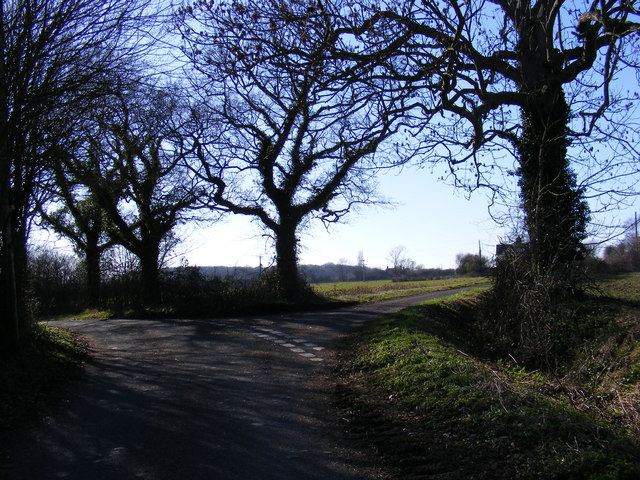 Strickland Manor Hill road junction