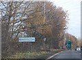 SU8569 : Bracknell town Sign, A329 by N Chadwick