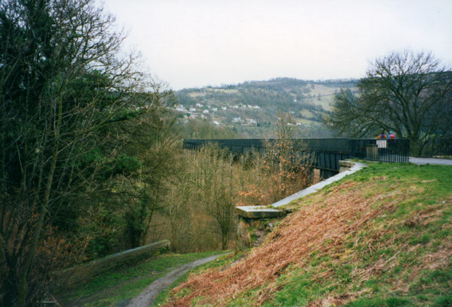 Footpath under the aqueduct