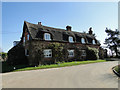 TM4355 : Large thatched house on Poplar Farm Road, Iken by Adrian S Pye