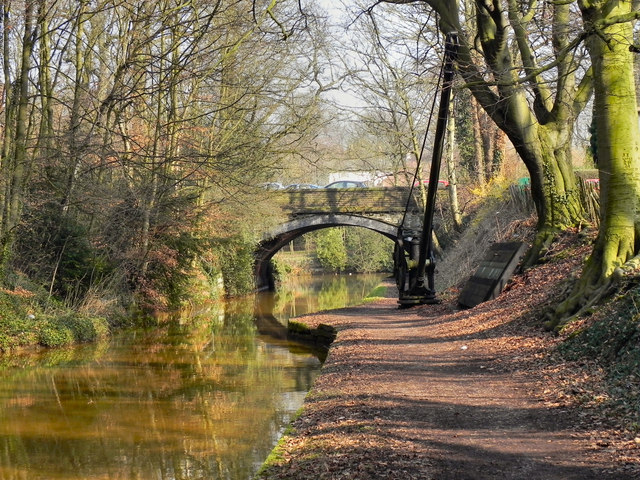 Bridgewater Canal; Crane and Worsley Bridge