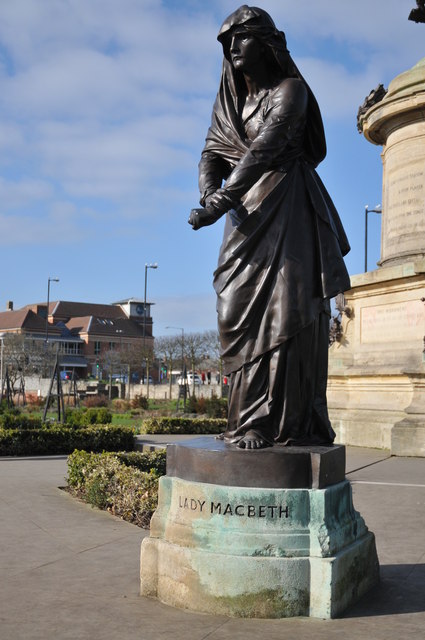 Lady MacBeth statue © Philip Halling :: Geograph Britain and Ireland