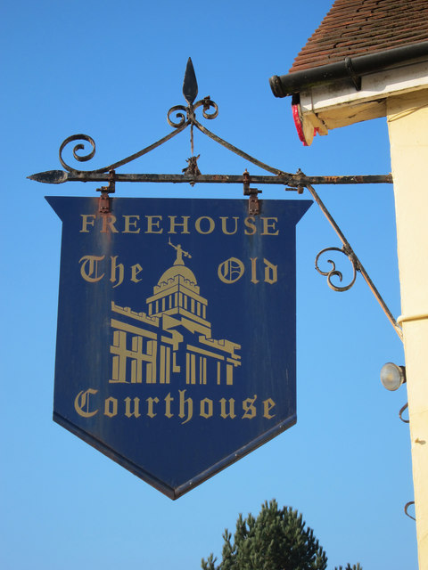 The Old Courthouse sign