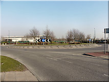 SJ7192 : Northbank Industrial Park, Omega Circle by David Dixon