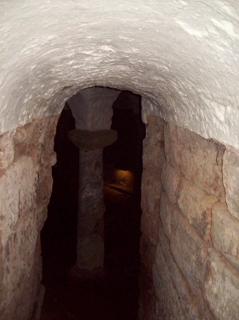 Crypt Entrance beneath St Wystan's... © Jonathan Clitheroe cc-by-sa/2.0 ...