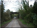 The rail bridge on Apy Hill Lane, Tickhill