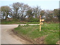 Finger post at Trewarren