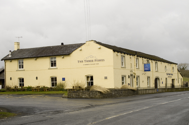 The Three Fishes, Great Mitton © Tom Richardson :: Geograph Britain and ...