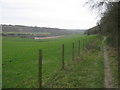 TR2742 : Bridleway beside Gorsehill Wood (2) by David Anstiss