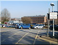 Newport : Royal Gwent Hospital viewed from Belle Vue Lane