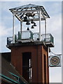 Winchester: clock and bells, Brooks Shopping Centre