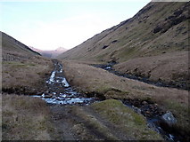 NN2318 : The other ford on the Glen Fyne track by Richard Law