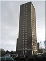 Tower block opposite Charter Academy