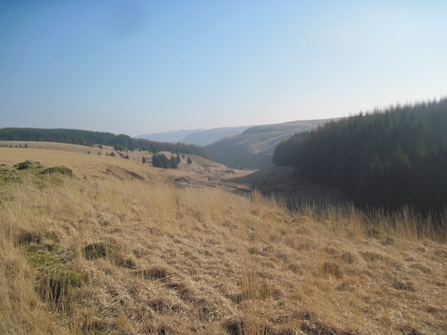 View south into Cwm Rhondda-fach © John Light :: Geograph Britain and ...