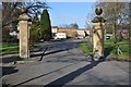 Former gate piers to Clopton Park