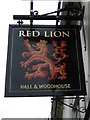 Sign for the Red Lion