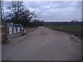 Access to farmland off Watling Street, Aldenham