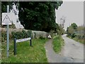 Looking southwards down Upper West Lane