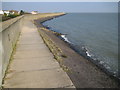 Canvey Island: Sea defence wall