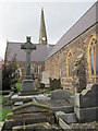 Celtic Cross on the South side of St Nicholas