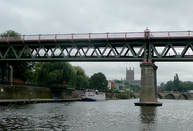 Railway bridge over the River Severn at Worcester