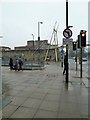 No left turn into Bargate Street (from Portland Terrace)