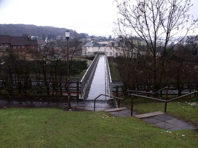 Stirling, footbridge to Cambusbarron