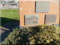 Three plaques, Royal Gwent Hospital, Newport