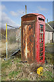 An old telephone box at Rowanburn