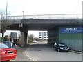 Road under George Street Bridge, Newport