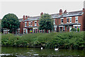 Riverside terraced housing in Worcester