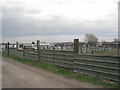 View over the allotments