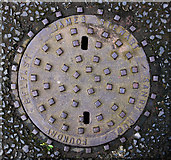 J3472 : Manhole cover, Belfast by Rossographer
