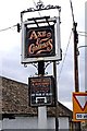 Axe & Compass (2) - pub sign, High Street, Kempsford