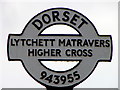 Sign detail, Lytchett Matravers