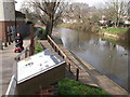 Royal Military Canal, with mobility scooter, Hythe