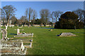 Greenwich Meridian in Lewes Cemetery