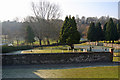 Greenwich Meridian in Lewes Cemetery