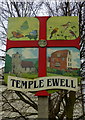 Temple Ewell village sign