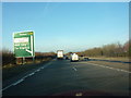 A34, approaching the turn off for  West Ilsley