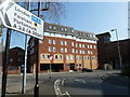 Road sign in Evans Street