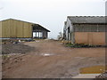 Farm buildings and mud at Rydon Farm