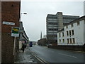 Looking from Castle Lane towards St Michael